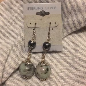 Sterling dangle earrings